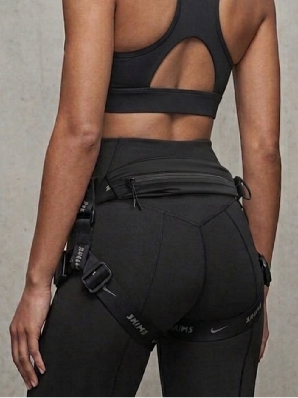 Nike x SKIMS Harness Waistpack Leg Strap Belt Bag One Size Utility Leg Pack NWOT
